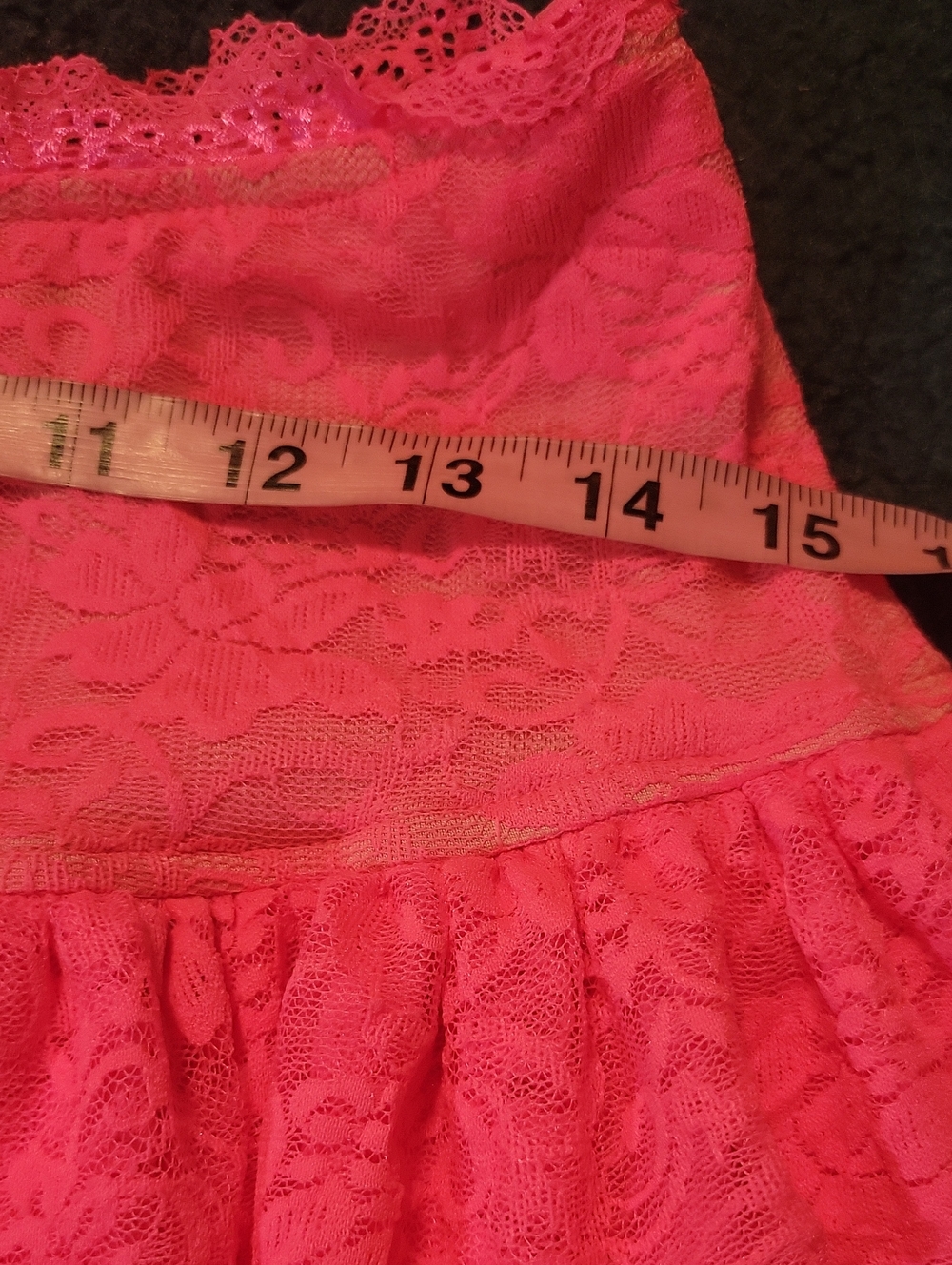 Hot Pink Ruffled Skirt - Picture 4 of 6